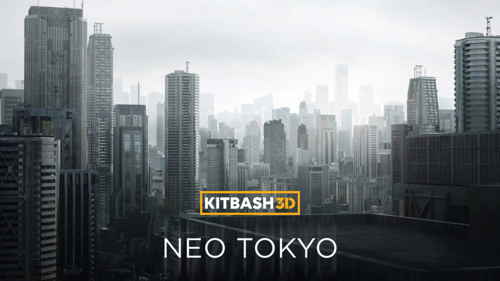 Neo Tokyo 未来都市3D资产包｜57个高精度赛博朋克建筑模型 - GFXHUB