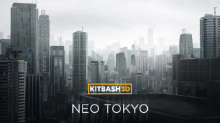 Neo Tokyo 未来都市3D资产包｜57个高精度赛博朋克建筑模型