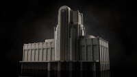 Art Deco 装饰艺术3D资产包｜69个复古奢华建筑模型 · 支持 Blender / Maya / FBX / OBJ
