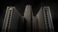 Art Deco 装饰艺术3D资产包｜69个复古奢华建筑模型 · 支持 Blender / Maya / FBX / OBJ