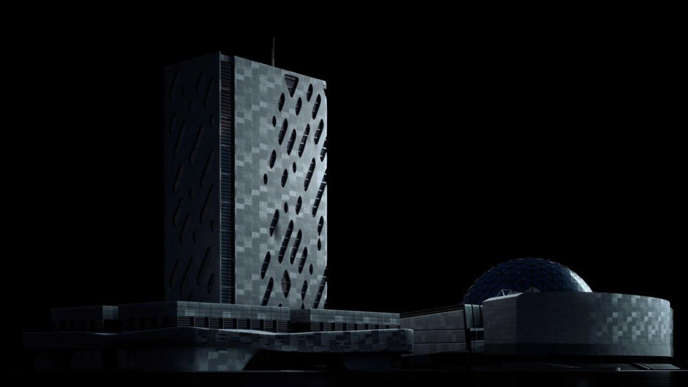 Utopia 未来乌托邦3D资产包｜31个异形建筑3D模型 - GFXHUB
