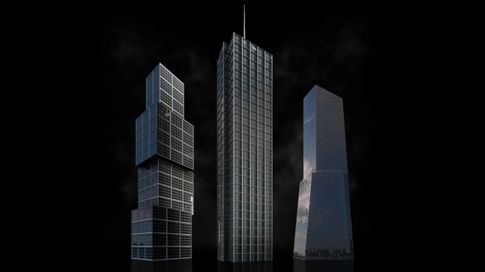 Every City 现代通用城市3D资产包｜217个模块化建筑模型 - GFXHUB