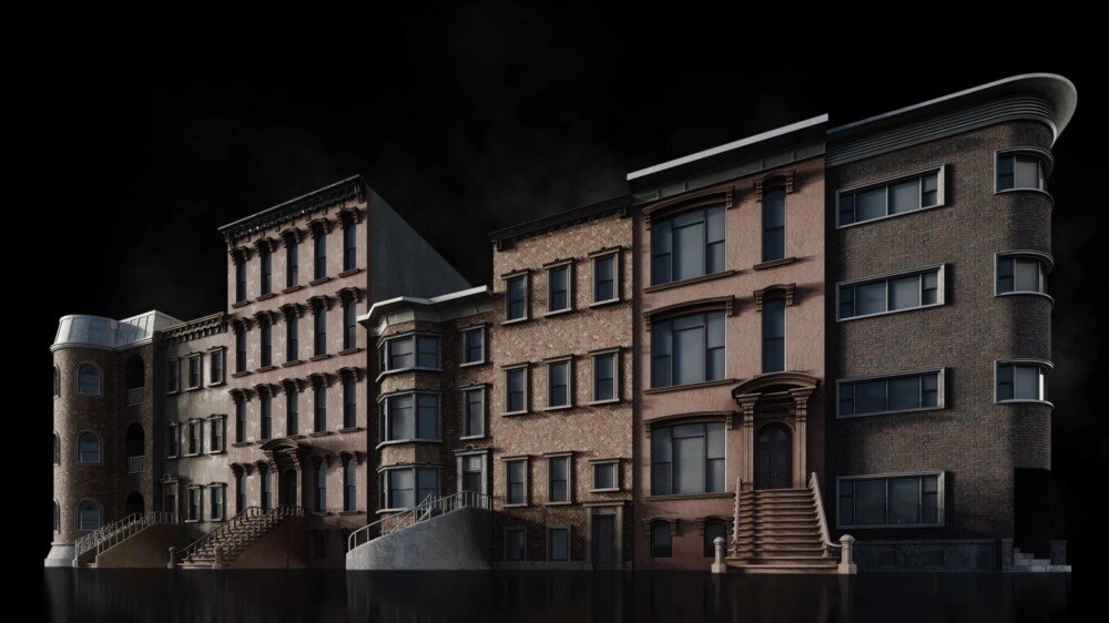 Every City 现代通用城市3D资产包｜217个模块化建筑模型 - GFXHUB