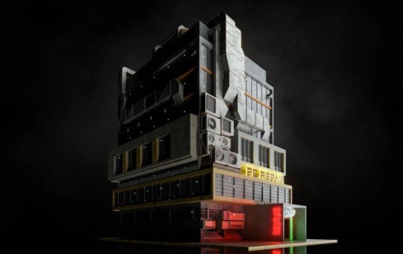 赛博朋克都市3D模型资产包 Kitbash3d – CyberPunk - GFXHUB