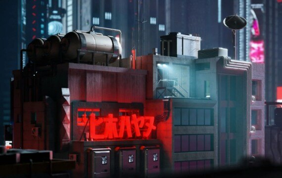 赛博朋克都市3D模型资产包 Kitbash3d – CyberPunk - GFXHUB