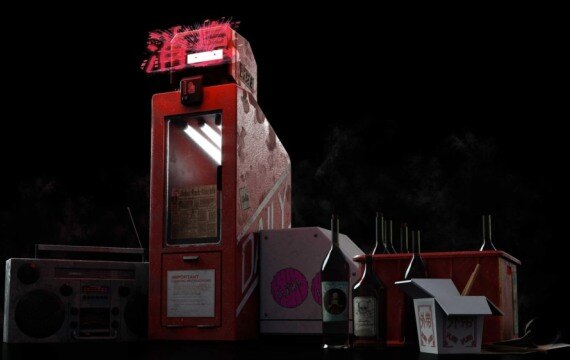Cyber Streets 赛博朋克3D资产包｜114个未来都市建筑3D模型 · 全格式兼容 - GFXHUB
