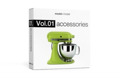高精度陈设饰品3D模型 Model+Model Vol 01 Accessories