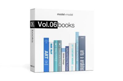 高精度书籍杂志3D模型 Model+Model Vol 06 Books