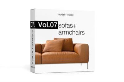 高精度沙发3D模型 Model+Model Vol 07 Sofas armchairs