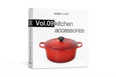高精度厨房配件3d模型 Model+Model Vol 09 Kitchen accessories