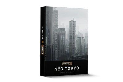 东京城市建筑3D模型 Kitbash3D – Neo Tokyo (MA\OBJ\FBX)