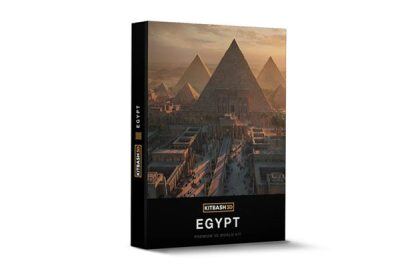 埃及金字塔3D模型 Kitbash3D – Egypt (MAX\MA\OBJ\FBX)
