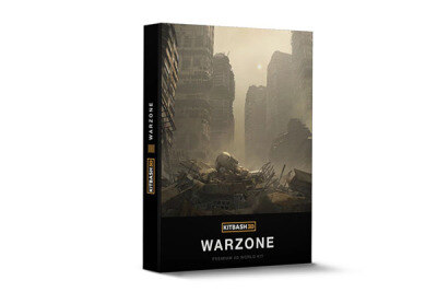 废墟破旧建筑3d模型 Kitbash3D – WARZONE (MA\OBJ\FBX)