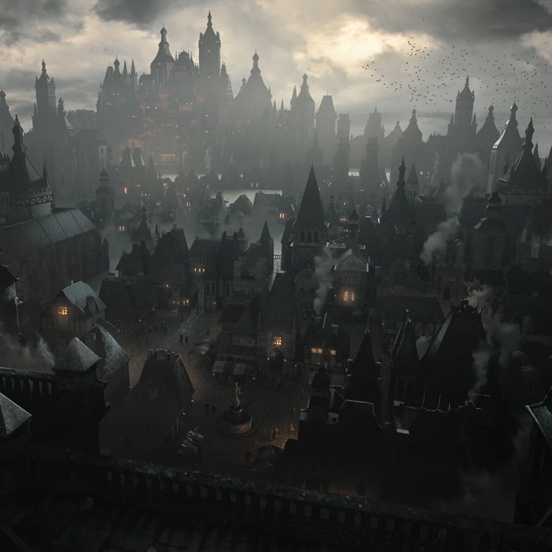 黑暗城堡建筑楼房3D模型 KitBash3D – Dark Fantasy (OBJFBXMAX)