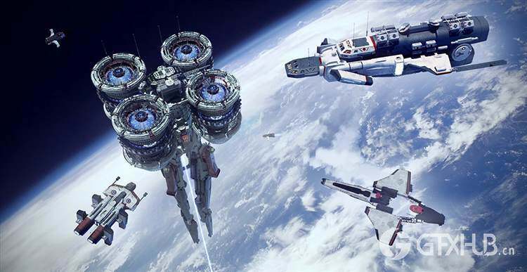 太空飞船3D模型 KitBash3D - Veh Spaceships (MAXFBXOBJ)