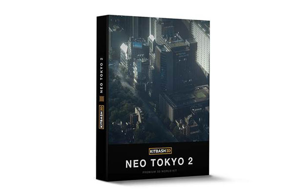 新东京2 Kitbash3D - Neo Tokyo 2 (MAXFBXOBJ)