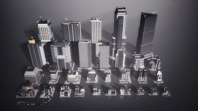 新东京2 Kitbash3D - Neo Tokyo 2 (MAXFBXOBJ)