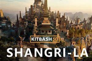 香格里拉古代民间寺庙3D模型 Kitbash3D – Shangri La (MAX\C4D\MA\FBX\OBJ)