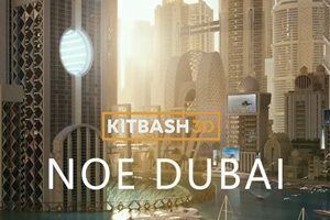 新迪拜未来高端宏伟城市高楼3D模型 Kitbash3D – Neo Dubai (MAX\C4D\FBX\OBJ)