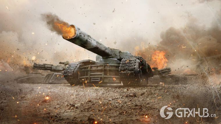 10辆预制坦克3D模型 Kitbash3D - Veh Tanks (MAXC4DFBXOBJ)