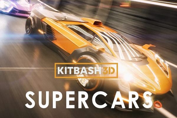 超级跑车3D模型 Kitbash3D - Veh Supercars (MAMAXC4DBLENDFBXOBJ)