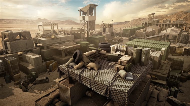 军事设施战场武器3D模型 KitBash3D - Military Outpost (MAXFBXOBJ)