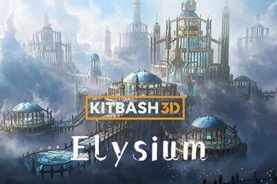 梦幻世界神话城堡3D 模型 Kitbash3D – Elysium (MA\MAX\C4D\HIP)