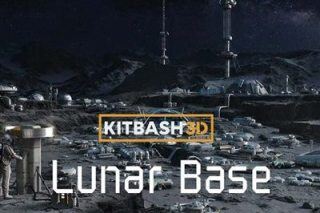 月球基地3D模型 Kitbash3D – Lunar Base (OBJ\FBX\Blender\Houdini)