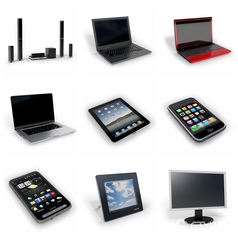 CGAxis第4卷电子数码设备3D模型 CGAxis Models Volume 4 Electronics