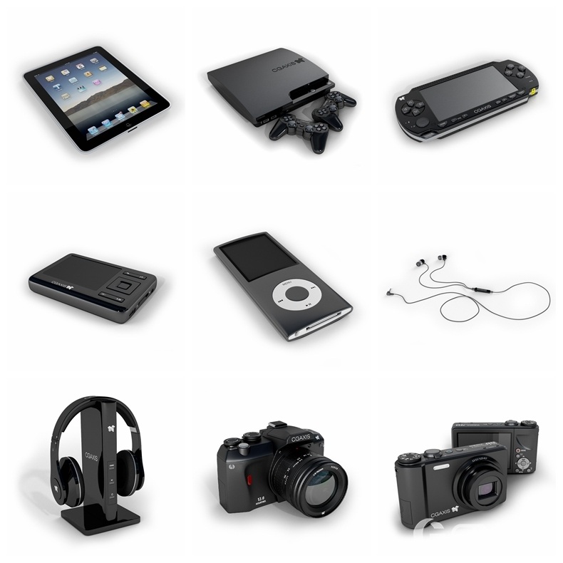 CGAxis第4卷电子数码设备3D模型 CGAxis Models Volume 4 Electronics