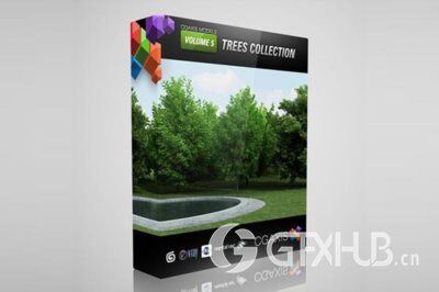 CGAxis第5卷树3D模型 CGAxis Models Volume 5 Trees