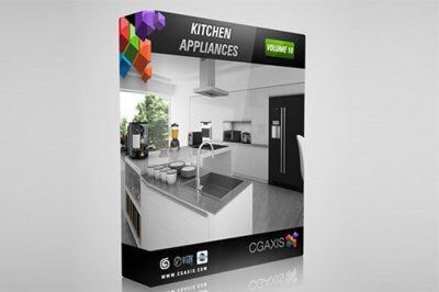 CGAxis第10卷厨房电器3D模型 CGAxis Models Volume 10 Kitchen Appliances
