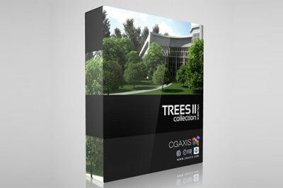 CGAxis第14卷树3D模型2 CGAxis Models Volume 14 Trees II