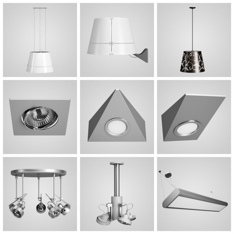CGAxis第16卷灯具3D模型 CGAxis Models Volume 16 Lights II