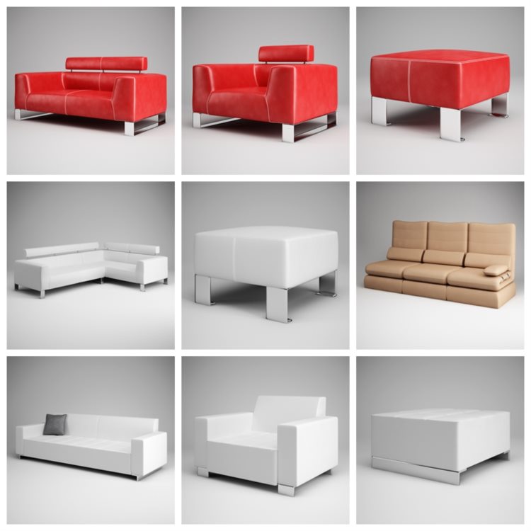 CGAxis第17卷家具3D模型 CGAxis Models Volume 17 Furniture II