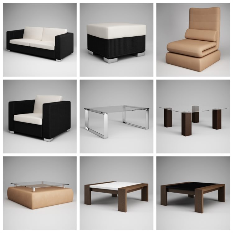 CGAxis第17卷家具3D模型 CGAxis Models Volume 17 Furniture II
