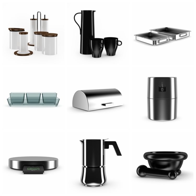 CGAxis第20卷厨房用具3D模型 CGAxis Models Volume 20 Home & Kitchen Appliances