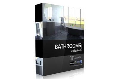 CGAxis第22卷浴室系列3D模型 CGAxis Models Volume 22 Bathrooms