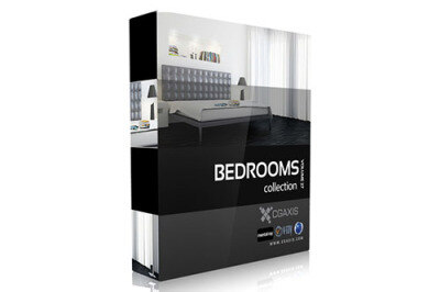 CGAxis第27卷床3D模型 CGAxis Models Volume 27 Bedrooms