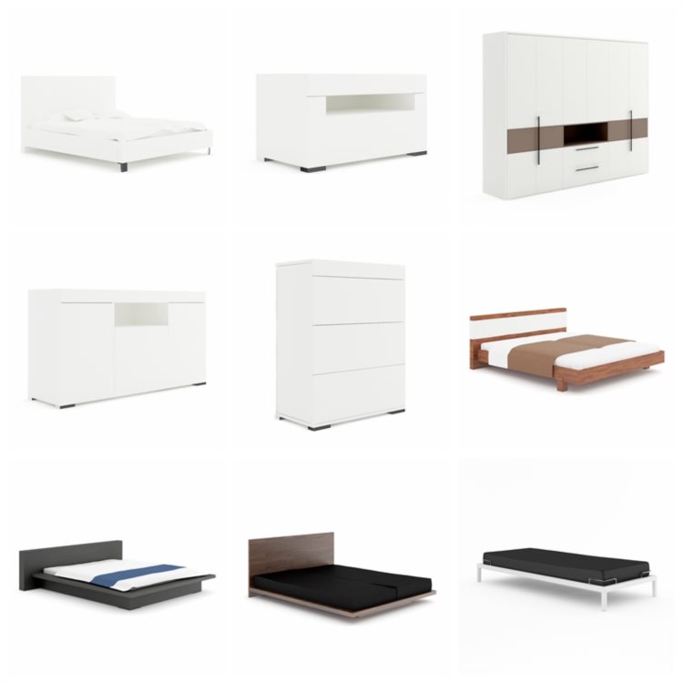 CGAxis第27卷床3D模型 CGAxis Models Volume 27 Bedrooms