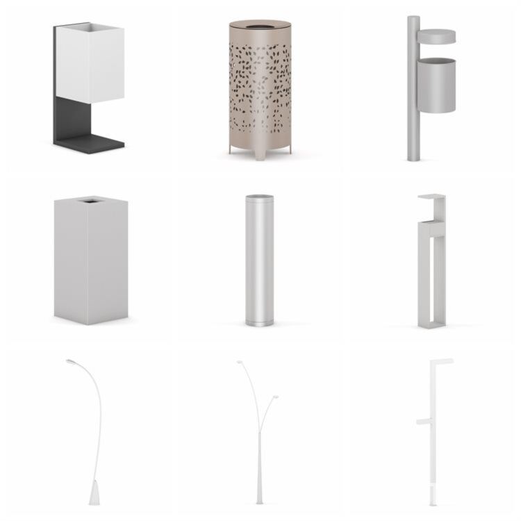 CGAxis第30卷街道设备3D模型 CGAxis Models Volume 30 Street Equipment