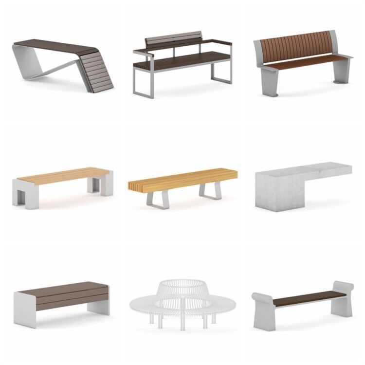 CGAxis第30卷街道设备3D模型 CGAxis Models Volume 30 Street Equipment