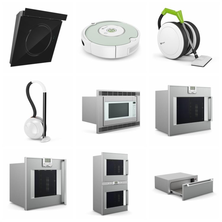 CGAxis第33卷 厨房电器3D模型 CGAxis Models Volume 33 Kitchen Appliances II