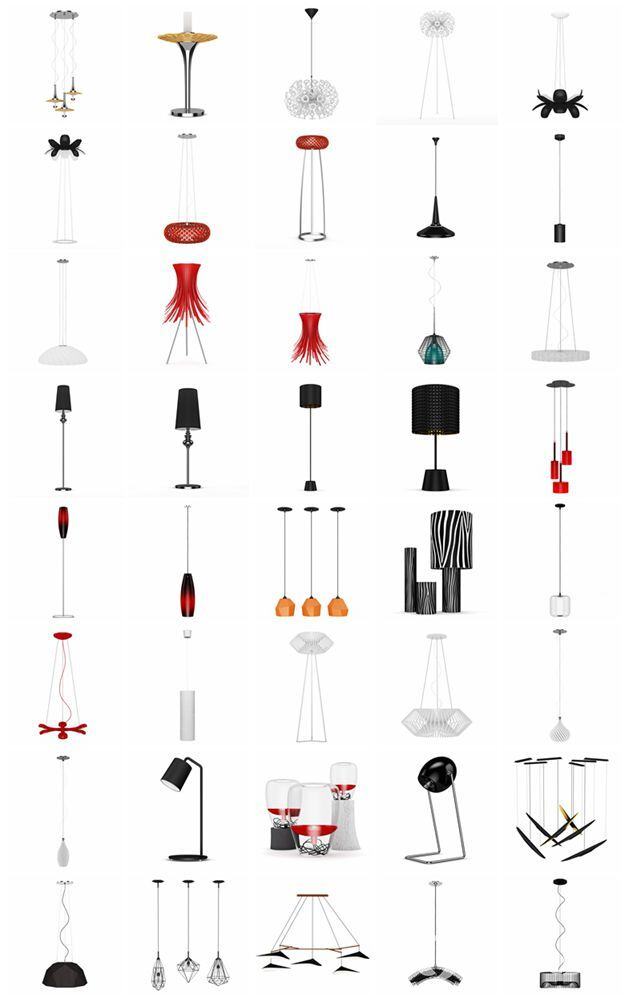 CGAxis第35卷灯具3D模型 CGAxis Models Volume 35 Lights III