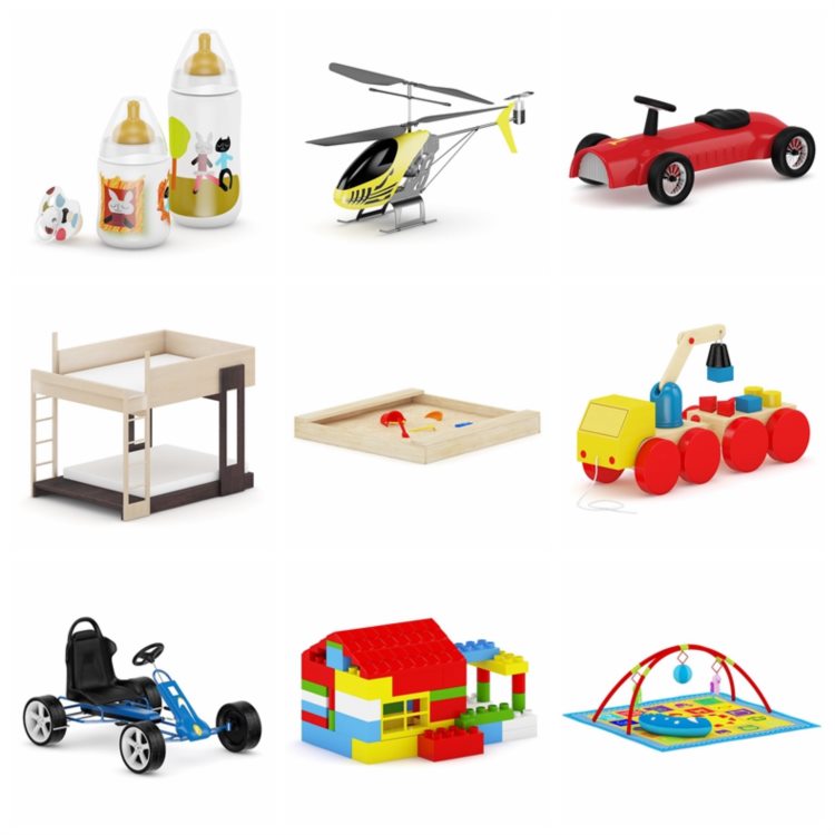 CGAxis第40卷儿童玩具3D模型 CGAxis Models Volume 40 Toys