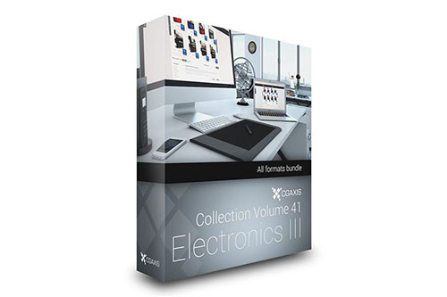 CGAxis第41卷电子数码设备3D模型 CGAxis Models Volume 41 Electronics III
