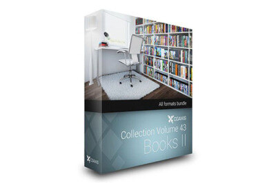 CGAxis第43卷书籍3D模型 CGAxis Models Volume 43 Books II