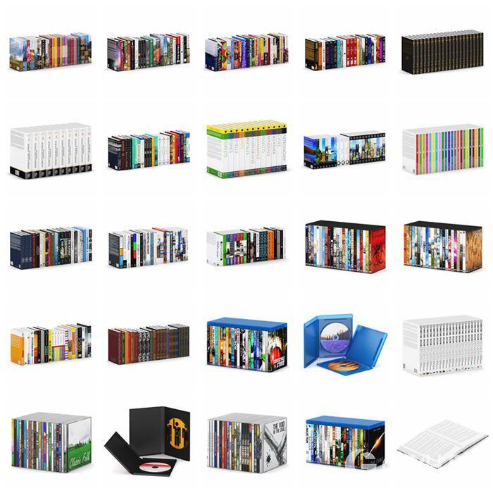 CGAxis第43卷书籍3D模型 CGAxis Models Volume 43 Books II