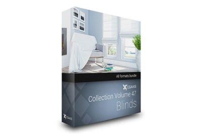 CGAxis第47卷百叶窗3D模型 CGAxis Models Volume 47 3D Blinds
