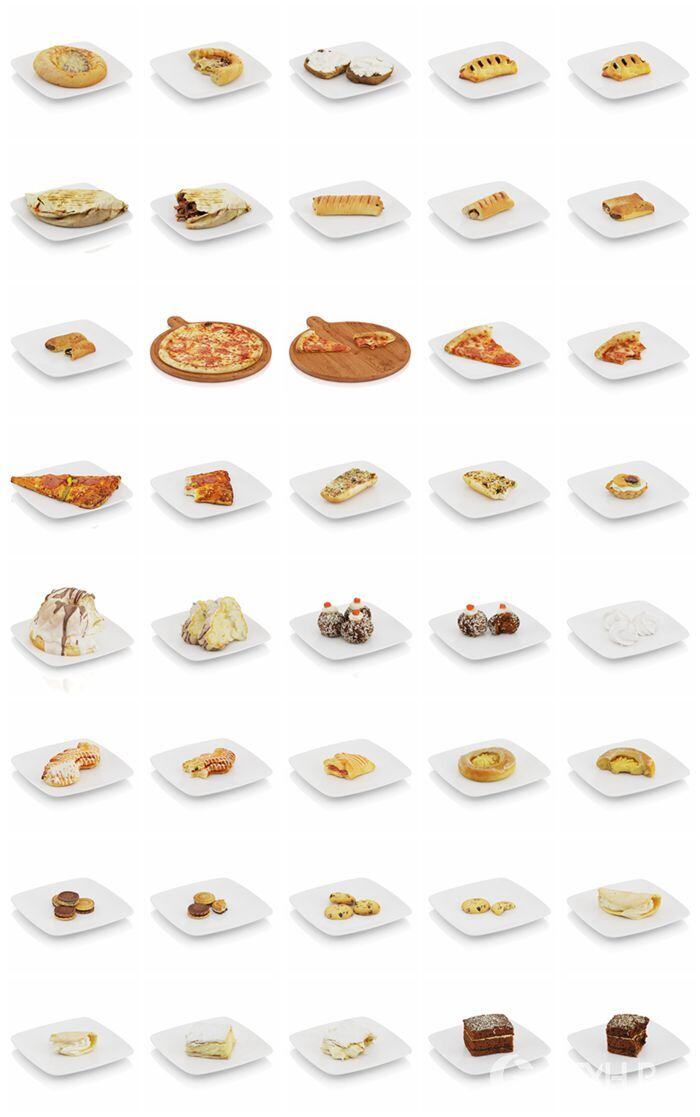 CGAxis第56卷食品3D模型 CGAxis Model Volume 56 3D Food III